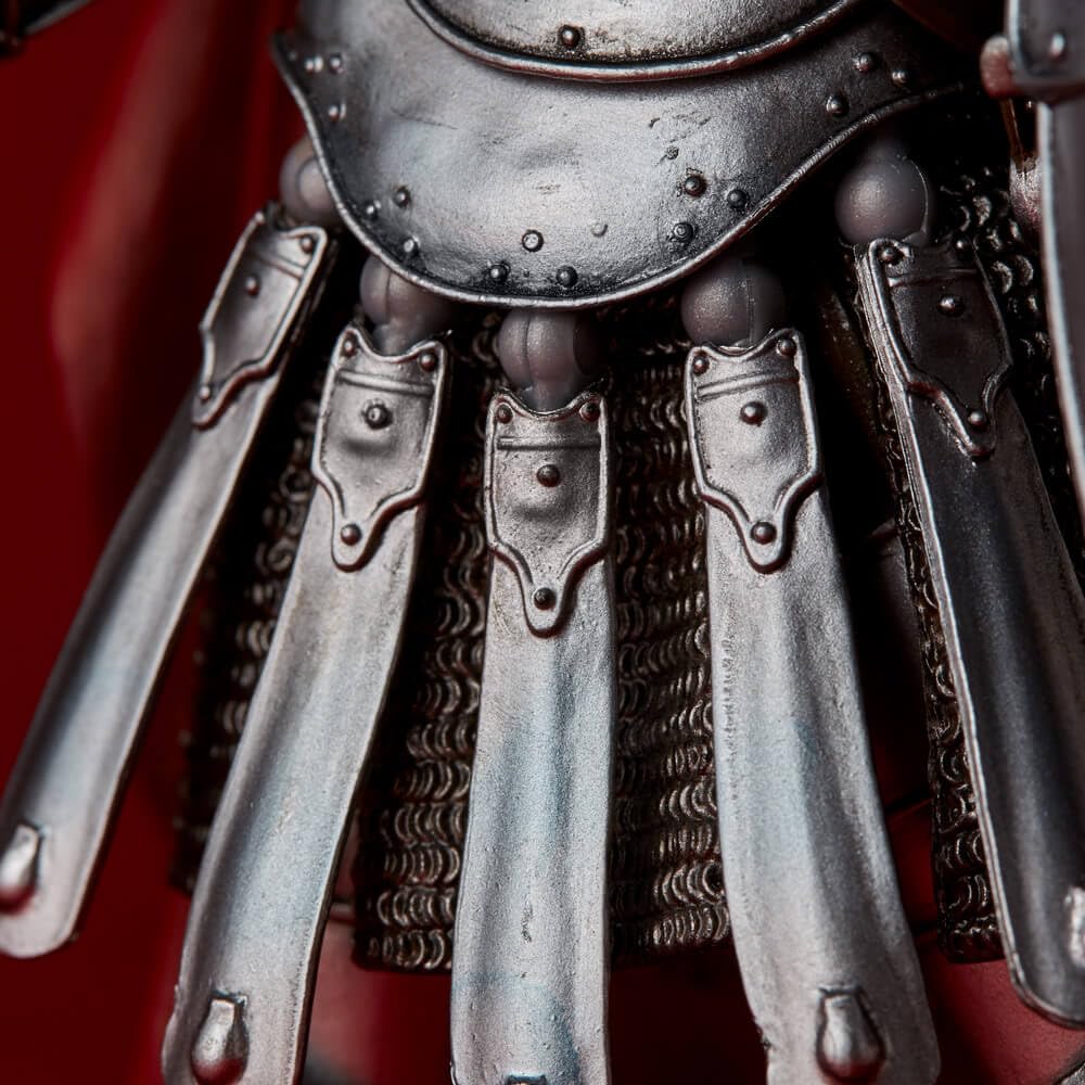 Kaiyodo Takeya Style Freely Operated Figurine Nausicaa of the Valley of the Wind Tormekian Armored Soldier Kushana Guard Height 140mm PVC ABS Painted