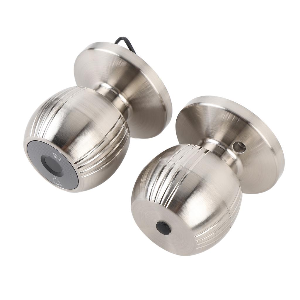 WiFi Smart Fingerprint Door Knob 5 In 1 Password Card Key for Tuya App Unlock Keyless Biometric Door Lock for Bedroom