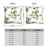 Japanese Cranes And Conifers Pillow Case Square Pillow Cover Morden Pillowcases For Living Room Bed Chair