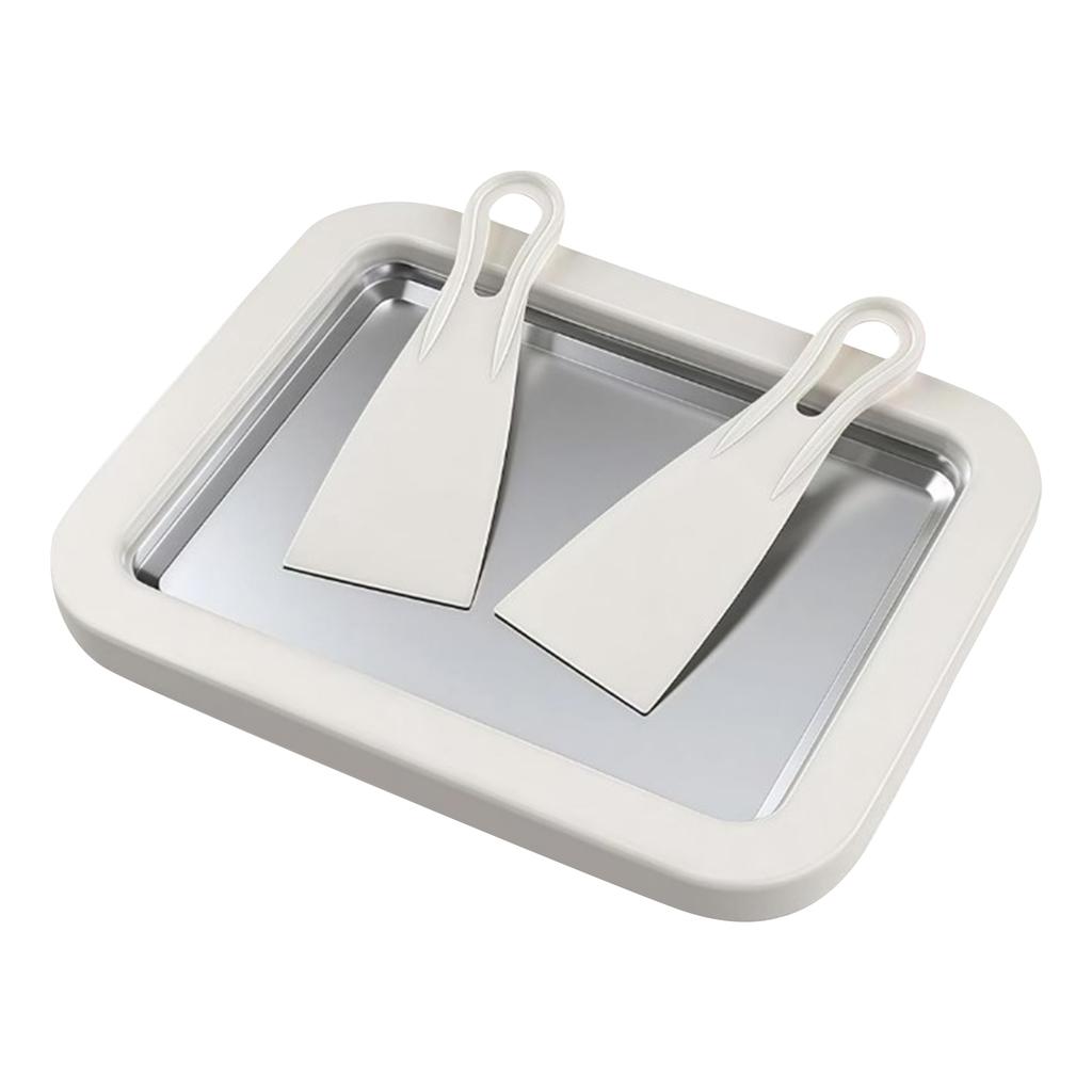 Rolled Ice Cream Maker, Non,Electric Ice Cream Roll Maker Machine, DIY Yogurt & Sashimi Dessert Maker With Fast Freezing Coolant, Easy To Use & Wash