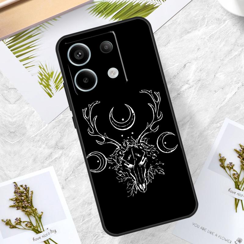 Witchcraft Occult Pentagram Case For Redmi Note 13 Pro Plus 12 11 10 9 Pro 9S 10S 11S 12S 10A 9C 10C 12C 13C Back Cover