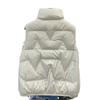 Women's Lightweight White Duck Down Vest - European Style Winter 2023 Gilet Jacket