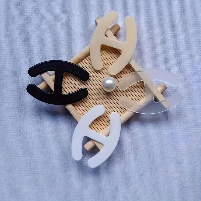 4Pcs/Set Invisible Bra Buckle Clip Adjustable H Shaped Bra Buckles That Push Up Control Useful Buttons For Women's Lingerie & Underwear Accessories