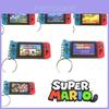 Super Mario Modelo de Console de Jogo Switch Chaveiro Pingente Argola de Chave Para Crianças Presentes Natal