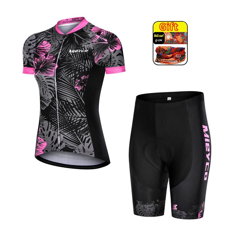 

Women s Cycling Jersey Set Short Sleeve Gym Clothing Breathable Ciclismo Bicycle Shorts Lightweight Summer Outfit Woman Bodysuit S