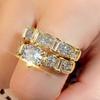 Bague Empilable en Or et Zirconia de Luxe pour Femmes - Tendance Best-Seller pour Dames