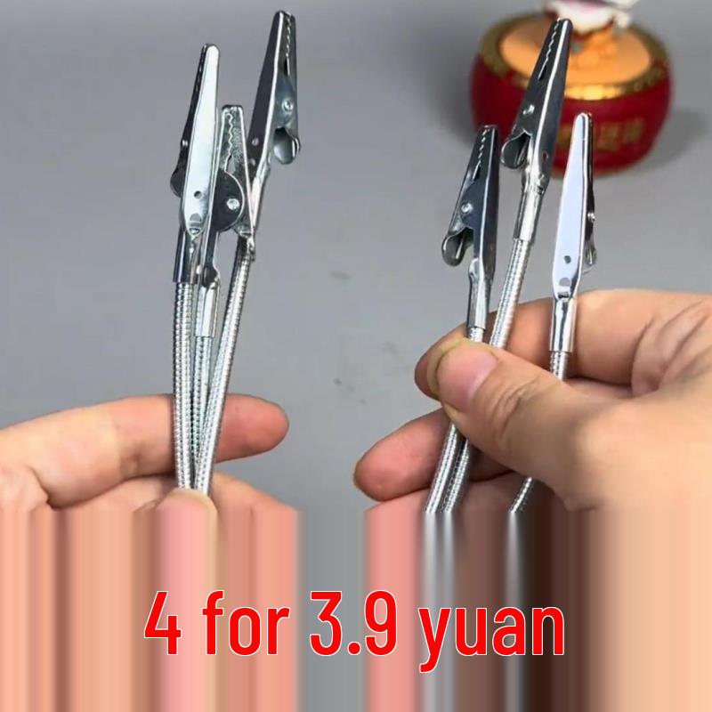 Universal Double-Headed Crocodile Mosquito Coil Holder & Desktop Memo Stand