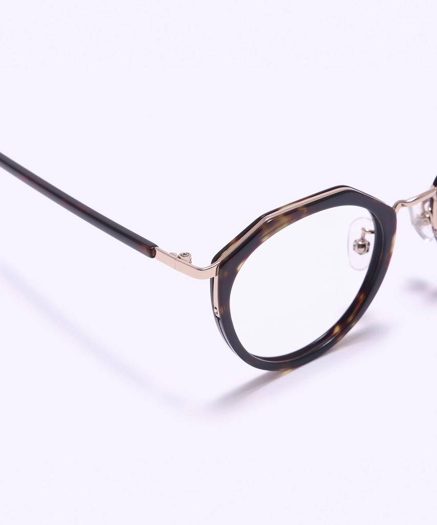 Alloaiweeo [Silverbite] Sbg9603 1824G Margaret Soltex Tortoise Eyeglass Frame Blue Light Lens Selection