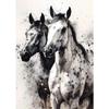 Horse Watercolor Canvas Oil Painting Prints Pictures Animal Horse Abstract Wall Art Posters Mural for Living Room Home Decor