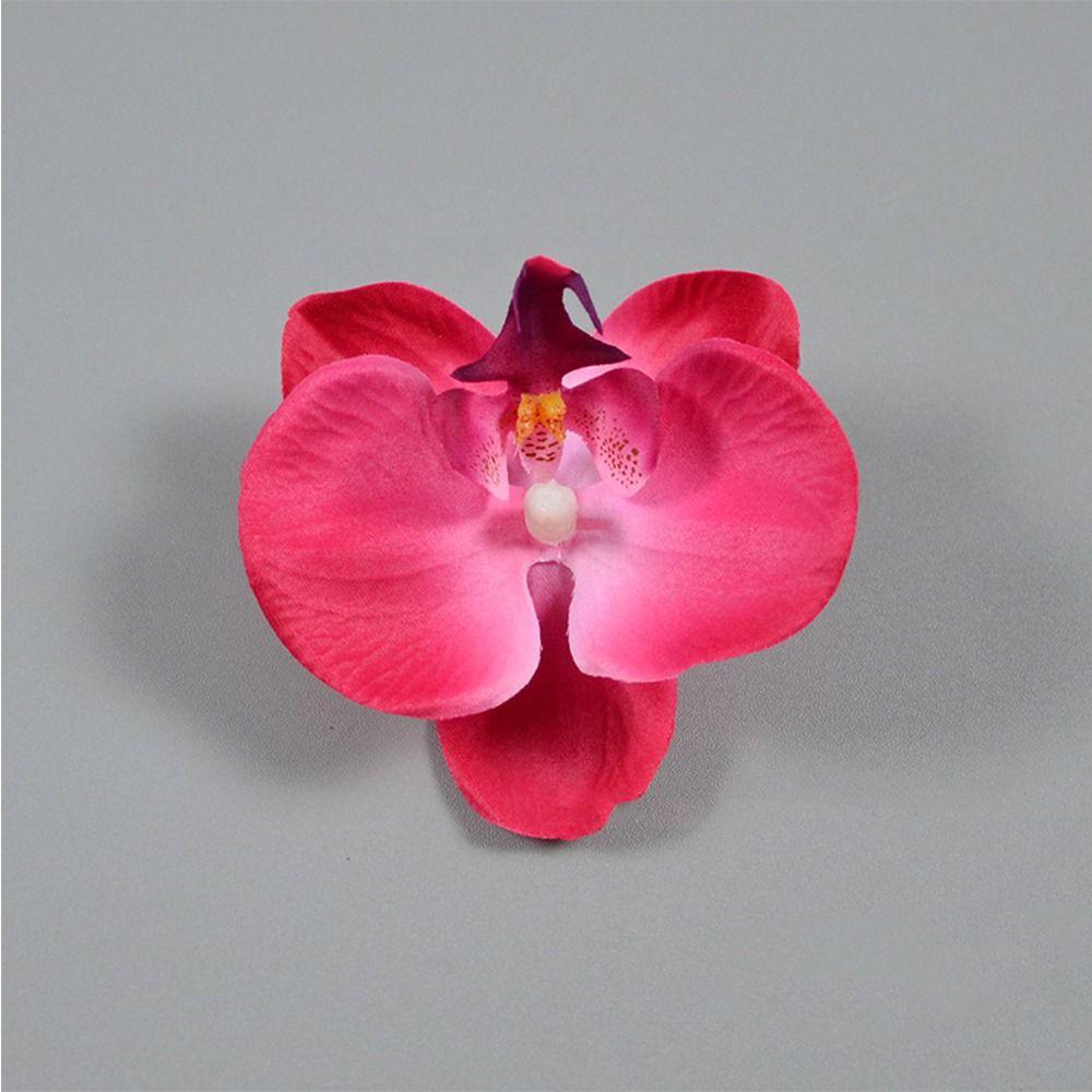 DIY Schmuckherstellung Handwerk Simulierte Blume Kopfschmuck Schmetterlingsorchidee Blume Niedlich Geschenk