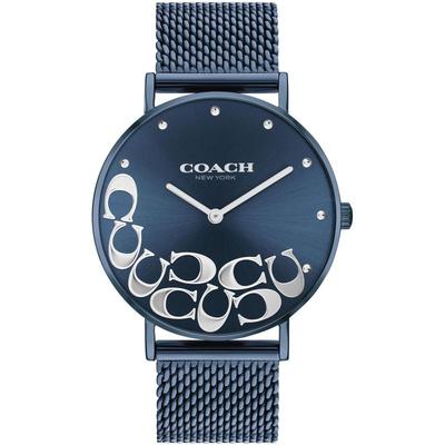 Perry Blue Dial Blue Mesh Bracelet Watch for Women - 14503824
