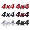 3D Metal 4X4 Emblem Badge 4 X 4 Car Rear Trunk Decal 4X4 Letter Logo Auto Tailgate Stickers Body Decorative Sticker Accessories