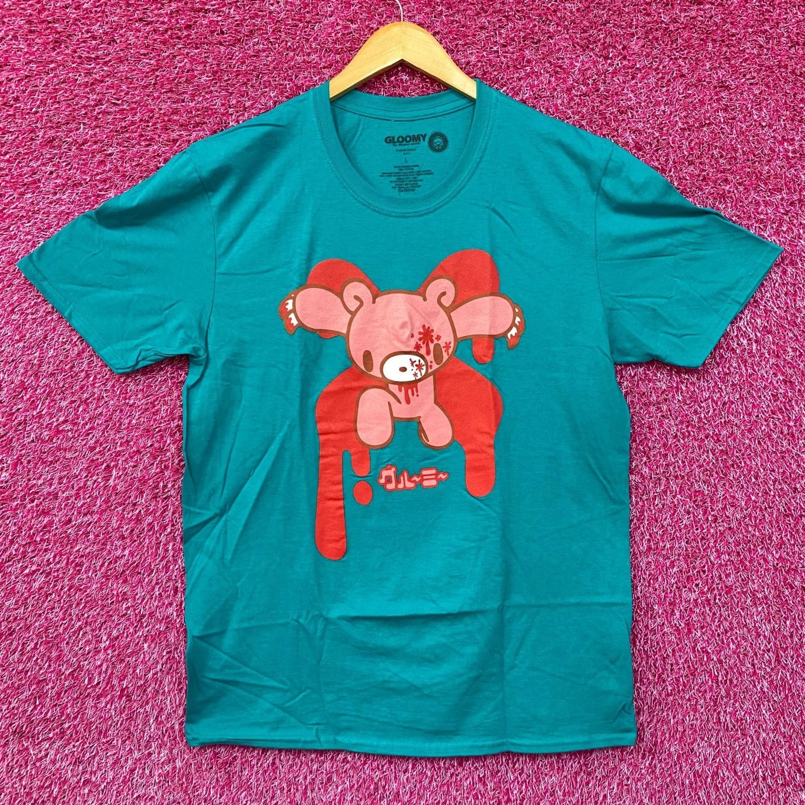 Gloomy The Naughty Grizzly Bloody X 100% Cotton T-shirt Mens Tees Top 4XL