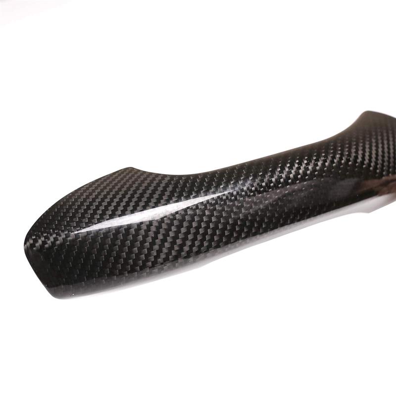 Car Exterior Door Handle Cover Trim Accessories Dry Carbon Fiber Parts For 911 2012-2018 718 2016-, Without Holes