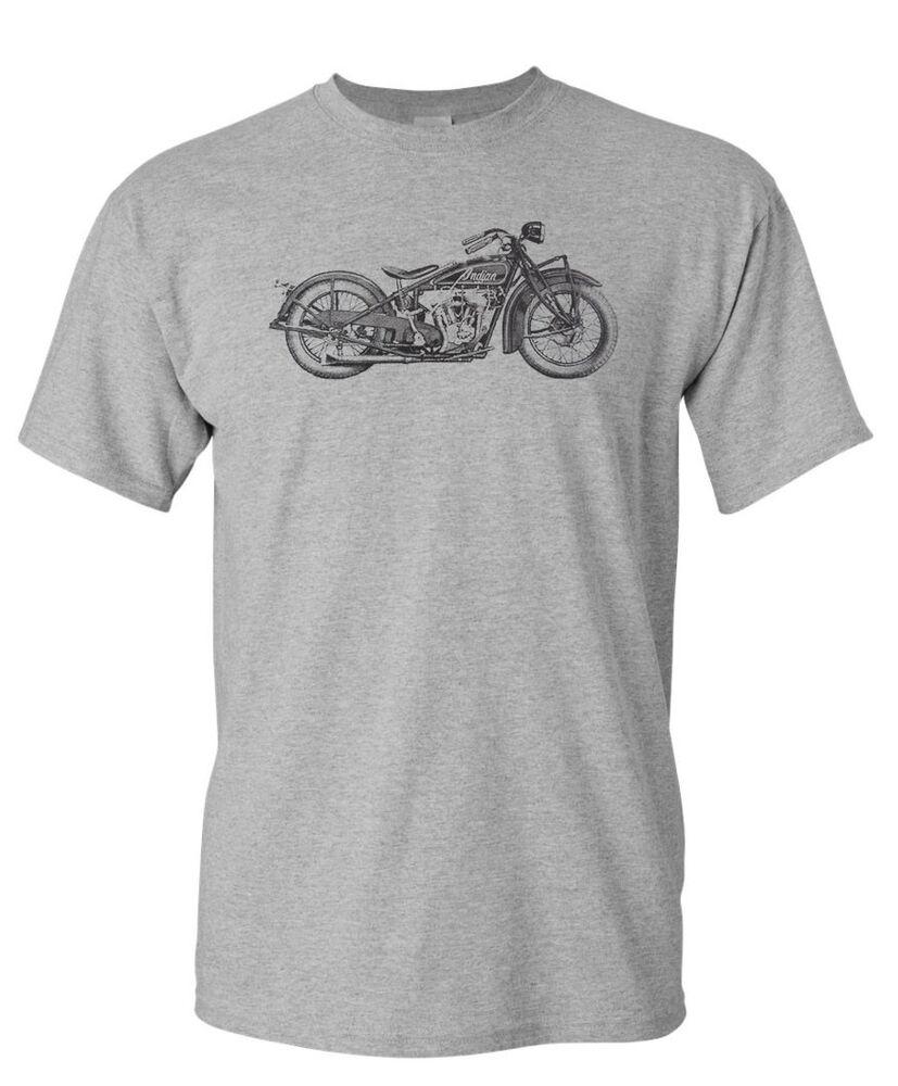 

Винтажная индийская футболка унисекс Mororcycle Chopper Sturgis Biker S
