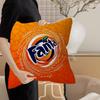 Funny F-Fanta Logo Cushion Cover Car Throw Pillow Case For Sofa Car Christmas Gift 40x40cm 45x45cm