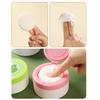 Baby Body Powder Container Case With Powder Puff Portable Safety Empty Newborns Body Powder Storage Box Cosmetic Puff Holder
