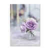 Lienzo Pintura Morado Flores Lila Lavanda Póster Bicicleta Paisaje Rural Imagen Decoración Pared Hogar Dormitorio Fondo