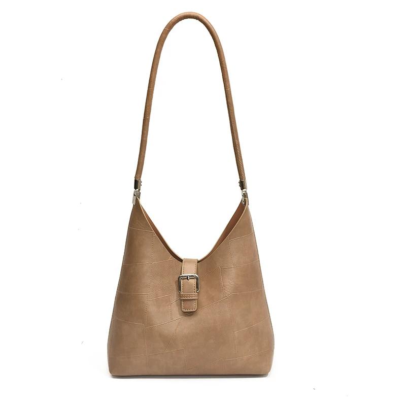 Torba tote do pracy i podróży duża pojemność wysokiej jakości tekstura damska torba na ramię prosta nowa