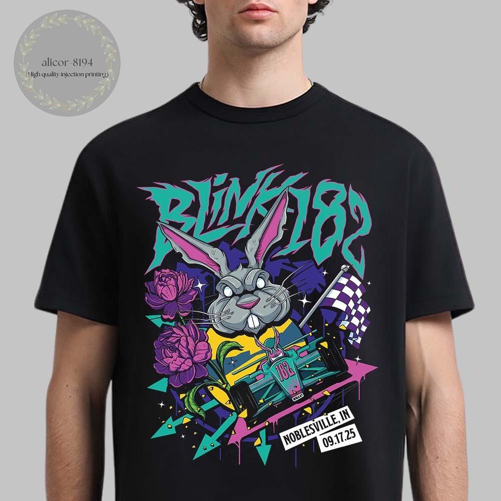 Blink 182 Noblesville Indiana On September 17 2025 T-Shirt