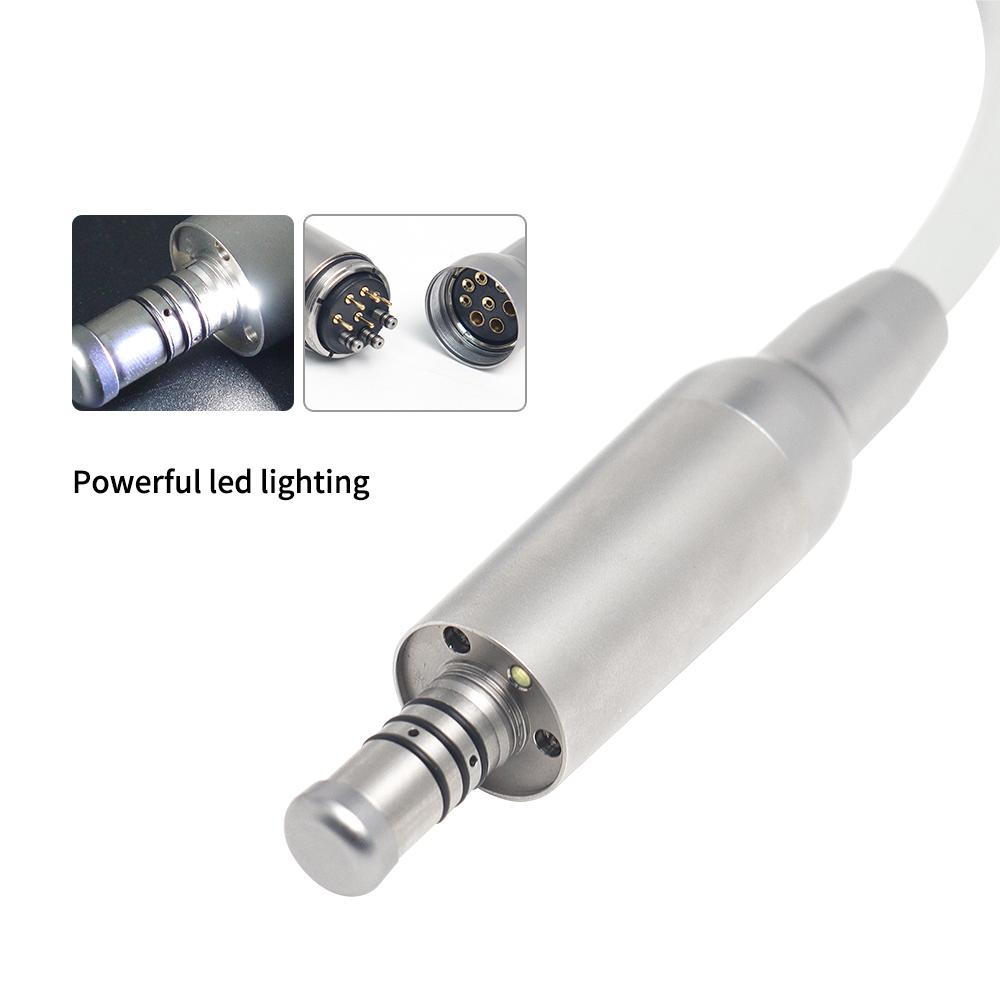 Dentaler Mikromotor Tragbar Bürstenlos Elektrisch Für Zahnmedizin Mit Internem Wasserspray Und LED Glasfaseranschluss 16:1 1:1 1:5