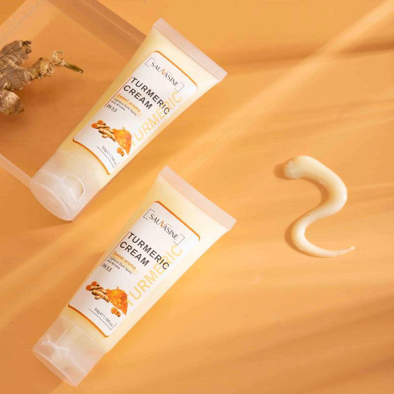 Foam Turmeric Cleanser Whitening and Moisturizing Oil Control Brightening Color Blackhead Shrink Pores Facial Skin Care Products