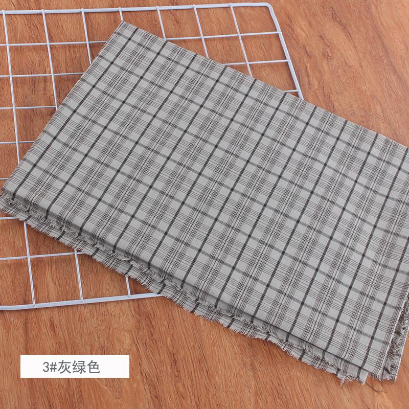 100% Bawełna Mała Krata Tkanina na Metr na Spódnice Ubrania Poszewki na Poduszki Szycie Oddychająca Sukienki Tkanina Różowy Żółty Przyjazna dla Skóry