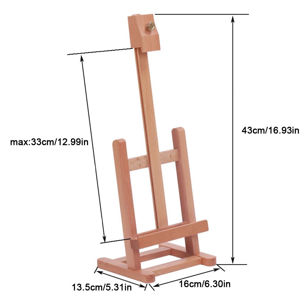 Tabletop Wooden Easel Desktop Painting Stand Portable Table Easel for Artist Beginners & Teens