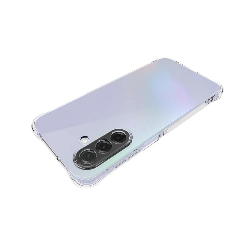 For Samsung Galaxy A17 TPU Case WANLONFENG WL2 Series 2.0mm Phone Cover with 2Pcs Tempered Glass Films