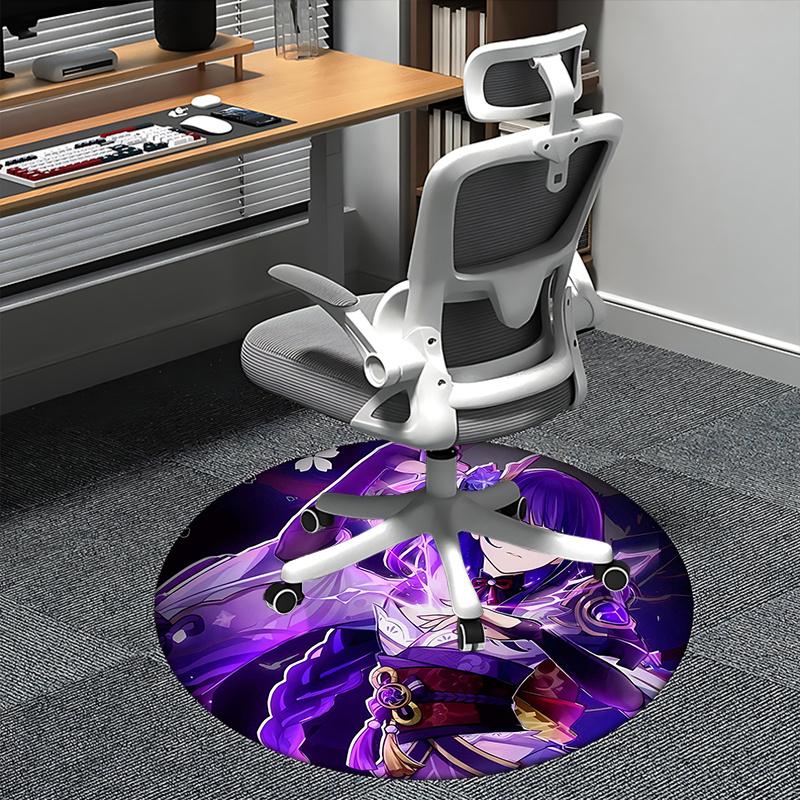 

Purple Mage,Fantasy Sorcerer Chair mat Round Rug Office carpet,Non slip, Suitable for Living Rooms, Bedrooms Decor1205076a 80cm by 80cm