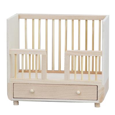 1:12 Dollhouse Minyatür Bebek Yatağı Beşik Mobilya Model Dekor Oyuncak Doll House Aksesuarları Oyun Evi Oyuncak