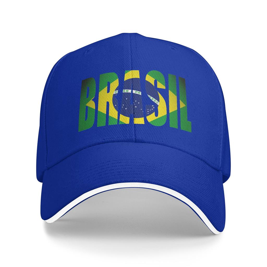 Bandeira Do Brasil Fans Brazil Flag Souvenirs Baseball Cap Funny FeUnisex Unisex Hip Hop Hats Outdoor Gym Snapback Cap Gift