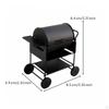 Dollhouse Accessory Mini 1:12 Scale Barbecue Grill Trolley Wheeled for Diorama Builders |