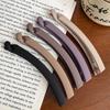 Versatile Frosted Banana Clips Elegant Ponytail Hairpin Simple Traceless Barrettes For Women Girls Fashion Hair Accessories Gift