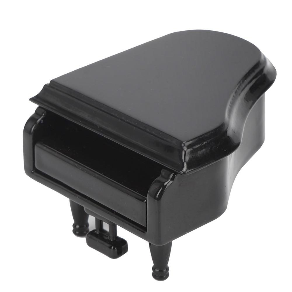 With Pedal Miniature Piano Black Case Piano Music Box Collectible Ornament