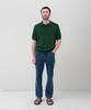 MANNERGRAM 100% Soft Cotton 3-Ply Polo Short Sleeve Knit Green