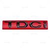 3D Metal TDCI Letters Car Rear Trunk Emblem Badge Sticker Decals For Ford Kuga Explorer Transit Accessories