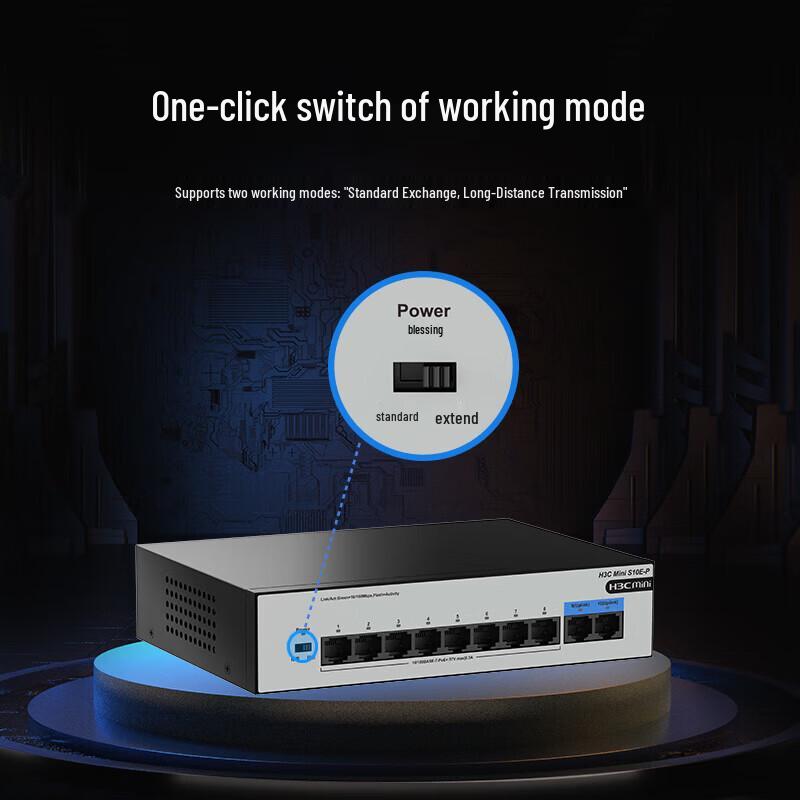 H3C S10E-P 10-Port PoE Switch