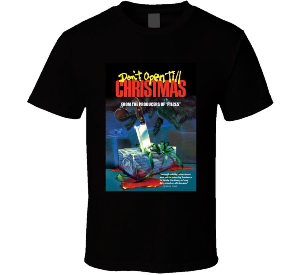 Dont Open Till Christmas 80s Slasher Holiday Movie T Shirt S