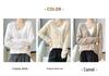 Women's 100% Pure Wool V-Neck Cardigan: Autumn/Winter Loose Knit Sweater Coat