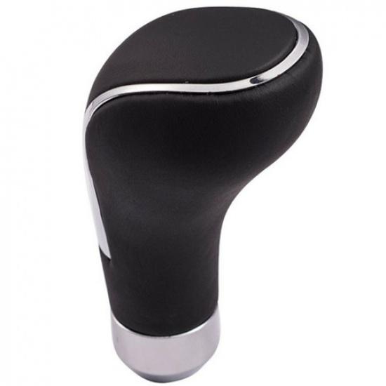 Car Gear Shift Knob Manual Automatic Shifter Lever Handle Real Leather Accessory