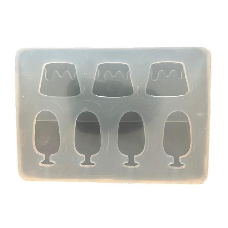 

Practical Silicone Mold Liquid Sand Accessories Making Mould Unique Epoxy Resin Jewelry Molds for Crafting Enthusiasts