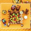 Creative City Food Building Blocks Set Shopping Vegetables Compatible with Major Brands Perfect for Kids Party Favors and Educational Toys Pizza,
