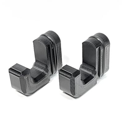 Hi-Ace Catch Adapter Hook, ABS, Load Capacity 44.1 Lbs (20 Kg), Heat Resistant 212°F (100°C), Hook (2 Pieces)