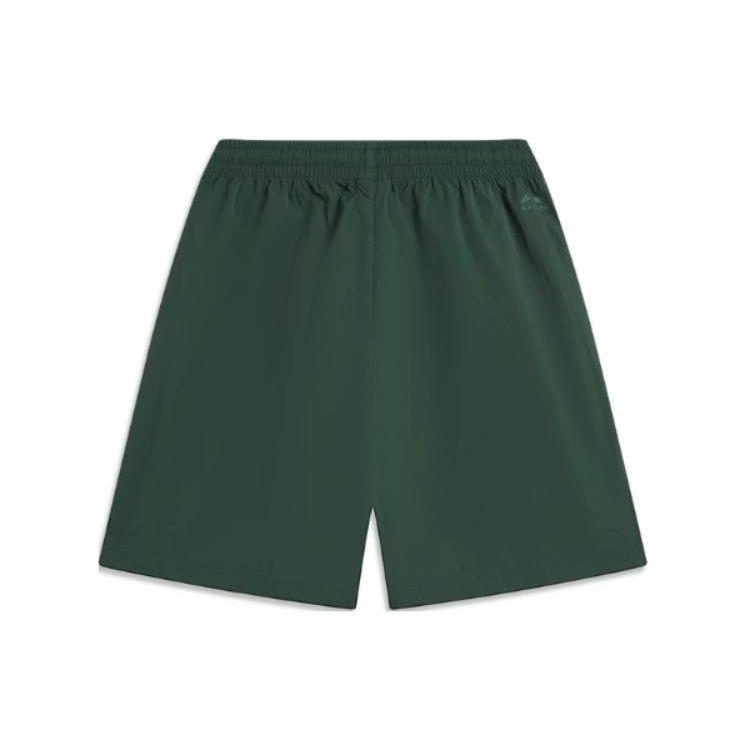 Li-Ning Weekend Youth Ice Silk Quick-Dry Cool Comfortable Loose Sports Shorts Men shorts Retro-Green AKSU633-3
