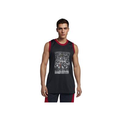 Round Neck Pullover Breathable Sleeveless Vest Men Vests Black AQ0698-010