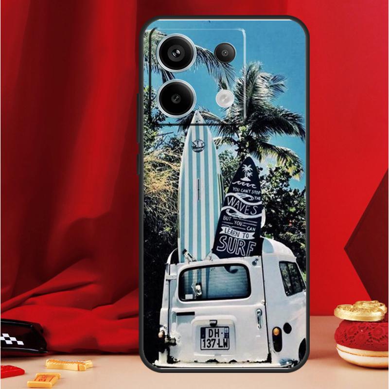 Surfing Wave Phone Case For Xiaomi Redmi Note 13 Pro 12 10 9 8 11 Pro 12S 11S 10S 9S 10A 9C 10C 12C 13C