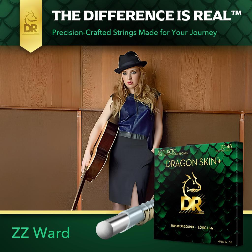 DR Strings Acoustic Guitar Strings DRAGON Phosphor Bronze SKIN+ DAP-10