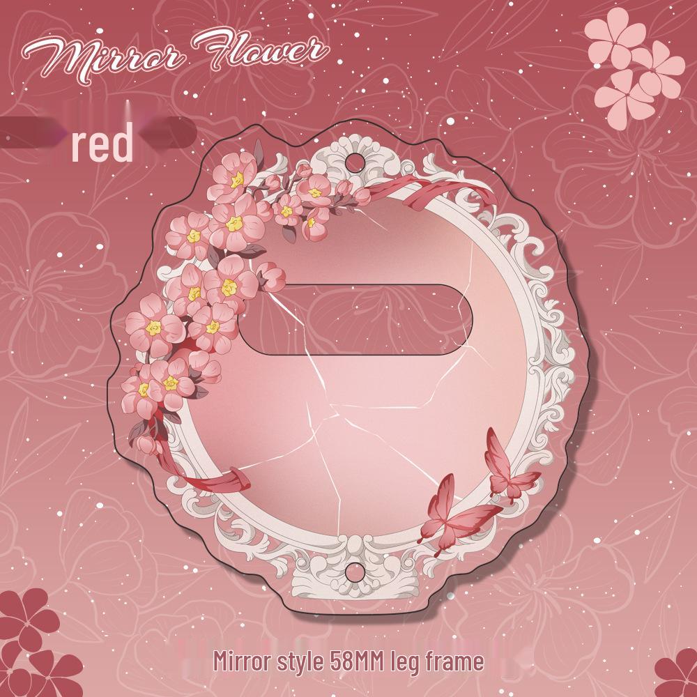 

Womiao 58mm Mirror Badge Stand & Acrylic Display Cover 58mm Badge Frame