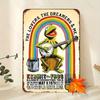 KERMITNOSTALGZ Kermit the Frog Metal Poster | Rainbow Tour Vintage Art | Frameless Wall Decor for Home & Workspaces
